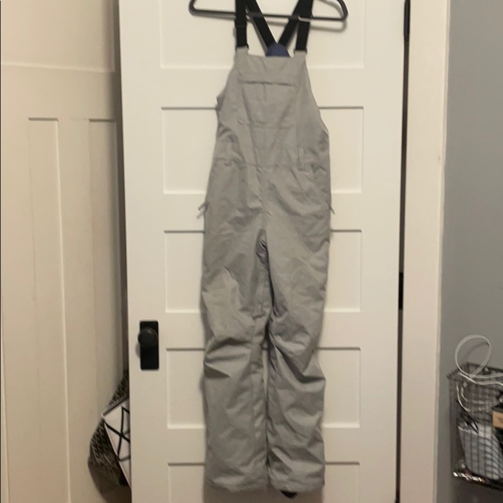 New Grey Roxy Girls’ Ski Bibs Size XXL/14